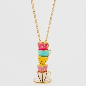 ✨ModCloth Alice Teacups Necklace